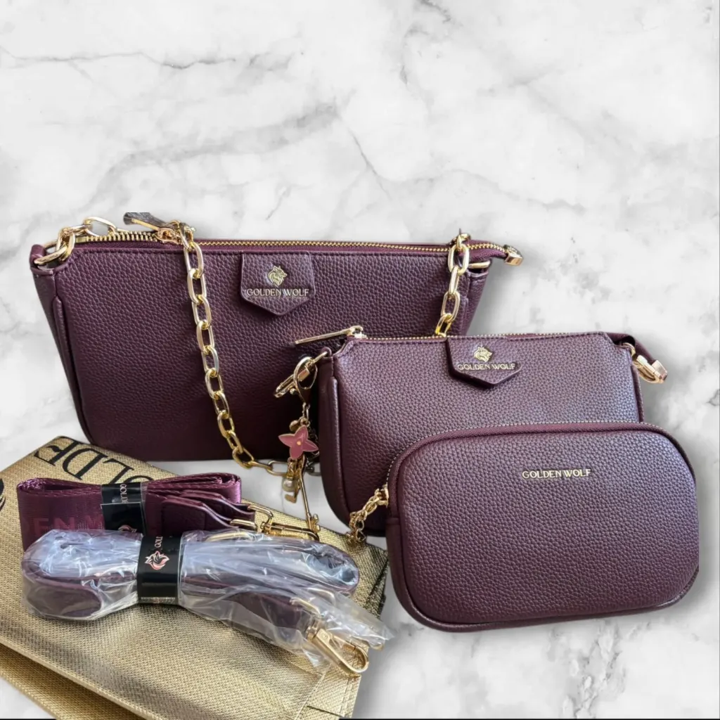 SET DE BAGUETTE GOLDEN WOLF 3EN 1 TEXTURA GRANULADA