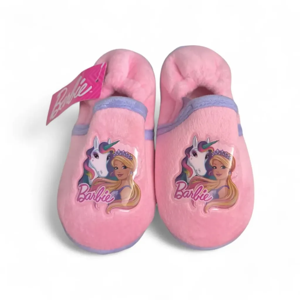 Pantufla Tipo Bota Barbie: Unicornio Mágico - Edición "Dream"